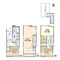 東京都墨田区墨田2丁目(一戸建)の賃貸物件の間取り