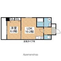 愛知県名古屋市昭和区御器所1丁目の賃貸マンションの間取り