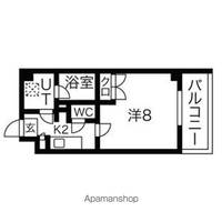 愛知県名古屋市千種区星ケ丘2丁目の賃貸マンションの間取り