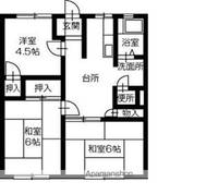 パナハイツ三条 A棟の間取り