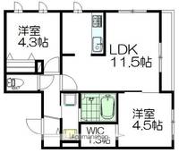 物件の間取り画像