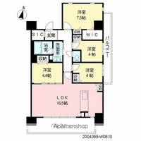 福岡県福岡市東区香椎照葉6丁目の賃貸マンション810の間取り