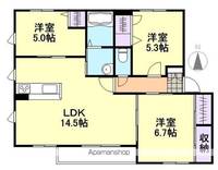 物件の間取り画像