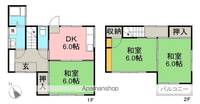 高知県高知市針木本町(一戸建)の賃貸物件の間取り