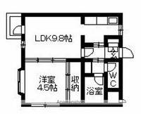 宮城県仙台市青葉区木町の賃貸マンション304の間取り