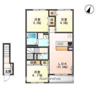 PARADISO(パラディッソ)202の間取り