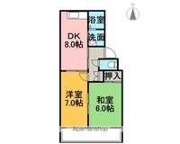 サン青山2Bの間取り