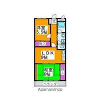 サンヒルズ光明池308の間取り