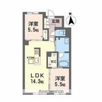 物件の間取り画像