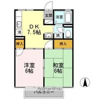 岡山県岡山市北区青江5丁目の賃貸アパートの間取り