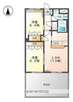 シエル Rの間取り