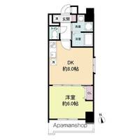 滋賀県大津市京町3丁目の賃貸マンション606の間取り
