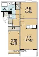 プレセランス桔梗(プレセランスキキョウ)の間取り
