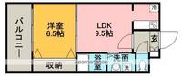福岡県福岡市中央区舞鶴1丁目の賃貸マンションの間取り