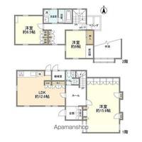 東京都練馬区富士見台2丁目(一戸建)の賃貸物件の間取り