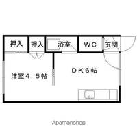 スペース参番館206の間取り