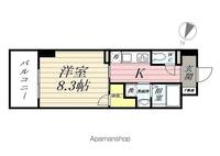 神奈川県横浜市鶴見区鶴見中央1丁目の賃貸マンションの間取り