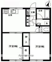 コーポいわき103の間取り