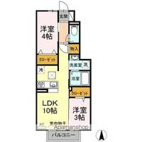 DーROOM築上町の間取り