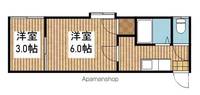 四ツ角ハイツ201の間取り
