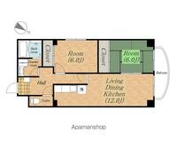 滋賀県大津市浜大津3丁目の賃貸マンションの間取り