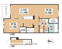 咲の間取り