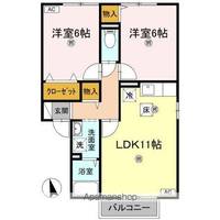 ビバーチェ・やまは奈 B棟の間取り