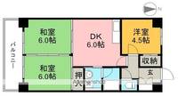 コーポ田中5号館の間取り