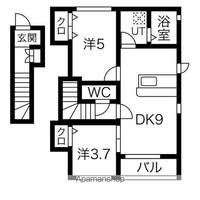 エスペラール旭ヶ丘202の間取り
