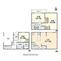 埼玉県さいたま市桜区田島4丁目(一戸建)の賃貸物件の間取り
