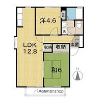 ディアスタウンB201の間取り
