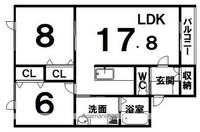 ステラⅡKの間取り