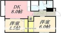 北海道函館市日乃出町の賃貸マンション502の間取り