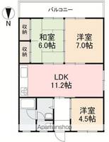 物件の間取り画像