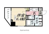 神奈川県横浜市鶴見区鶴見中央4丁目の賃貸マンションの間取り