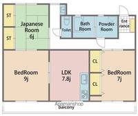 物件の間取り画像