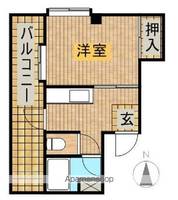 第1小野ビル*501*の間取り