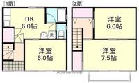 ブルーベリーはるか Dの間取り