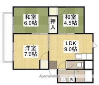 コーポサンヒルズの間取り