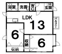 物件の間取り画像