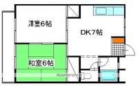 金上ハイツの間取り