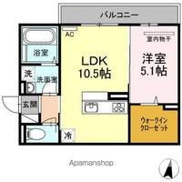プレンティー新徳田301の間取り