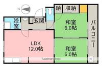 東雲マンションD240の間取り