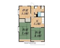 新賀ハイツAの間取り