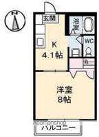 カサベルデⅢの間取り