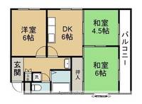 ロイヤルヒルズオガタの間取り