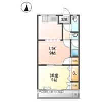 岐阜県本巣郡北方町高屋白木1丁目の賃貸アパートの間取り