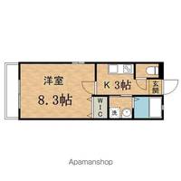 東京都日野市大字日野の賃貸アパートの間取り