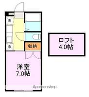 宮城県仙台市青葉区桜ケ丘7丁目の賃貸アパート102の間取り