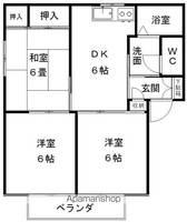 ラフィーネNAKAZAWA A棟201の間取り